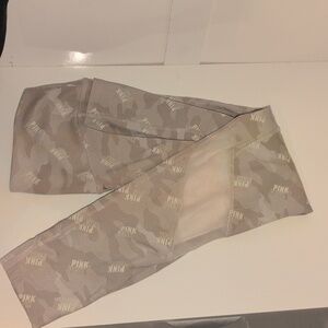 PINK Active Pink Camo Leggings Medium WITH POCKETS